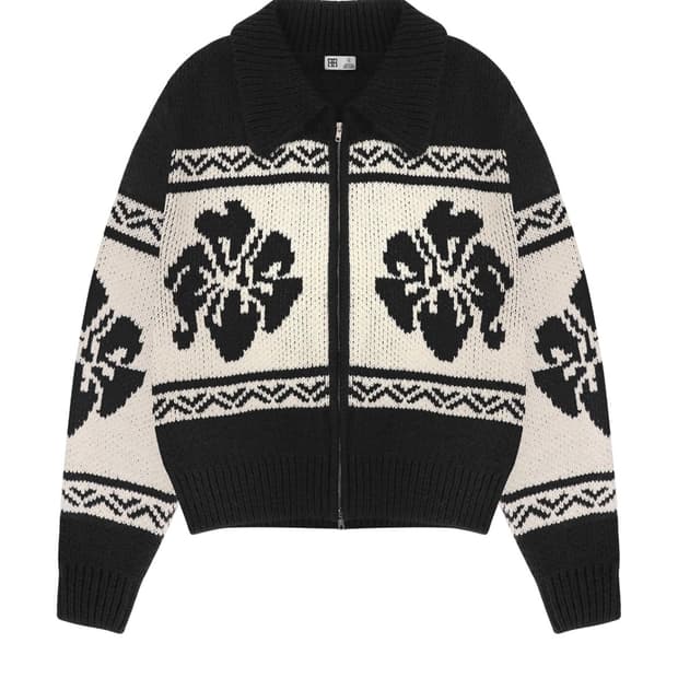 락케이크 플라워 코위찬 가디건