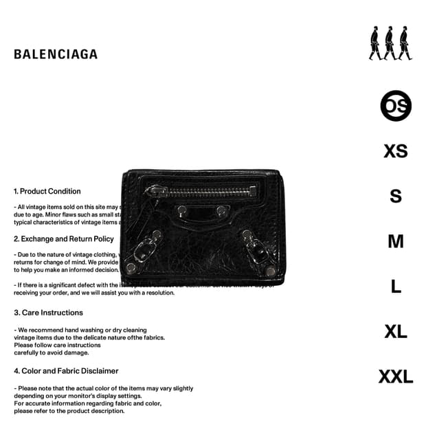 발렌시아가 클래식 모터 카드지갑