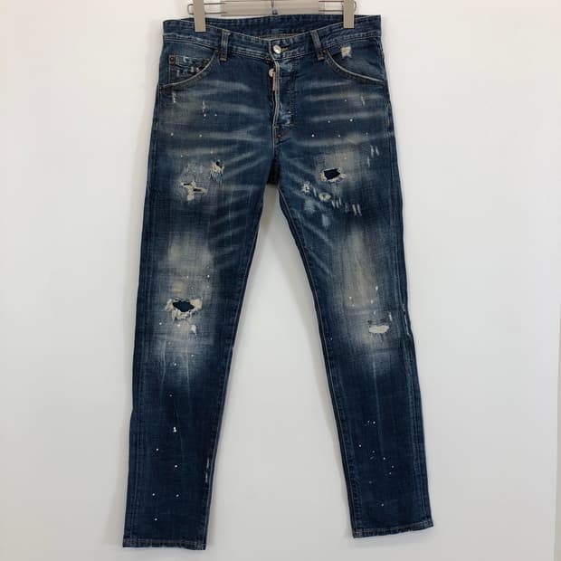 디스퀘어드2 레드패치 스케이터진 30 인치