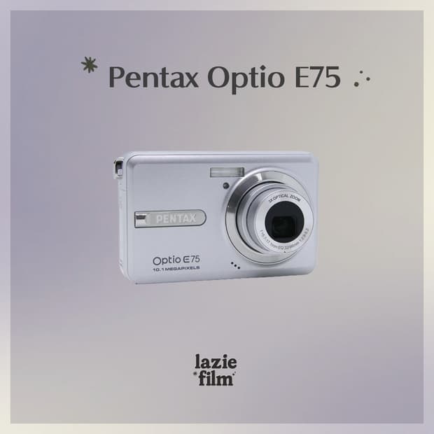 필카st✧･ﾟPentax Optio E75 펜탁스 옵티오 디카 카메라