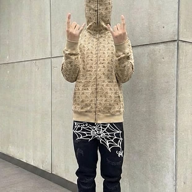 BBC 아이스크림  x HUF 김프 후디 집업