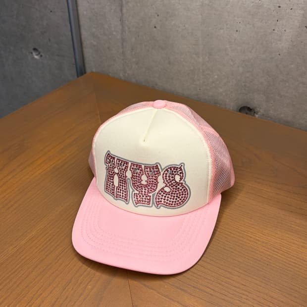 [2컬러/미개봉새상품]  히스테릭글래머 라인스톤 메쉬캡 모자