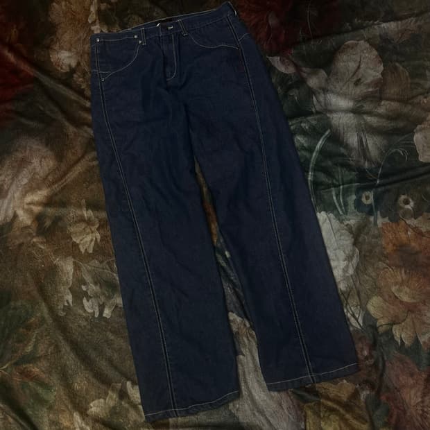 리바이스 빈티지 엔지니어드 스티치 진청데님팬츠 32