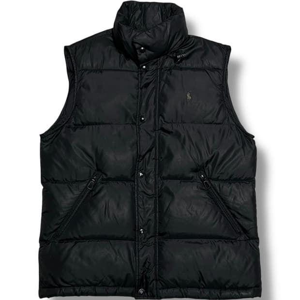 Polo Ralph Lauren 블랙 다운 베스트