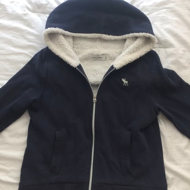 아베크롬비 양털 후드집업