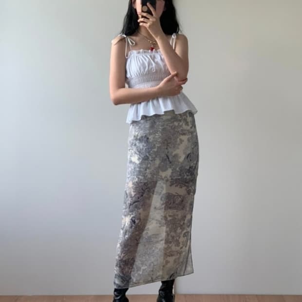 [새상품] 루루서울 아레스 스커트 베이지