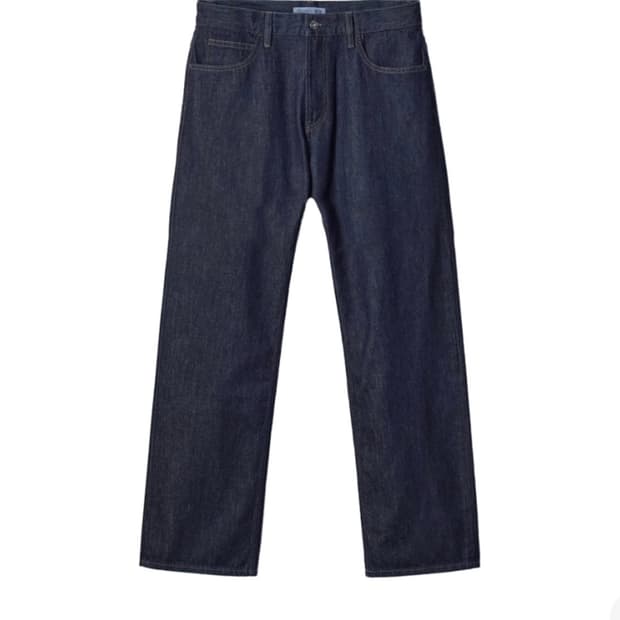 유니클로 jw 앤더슨 스트레이트 진 블루 32사이즈