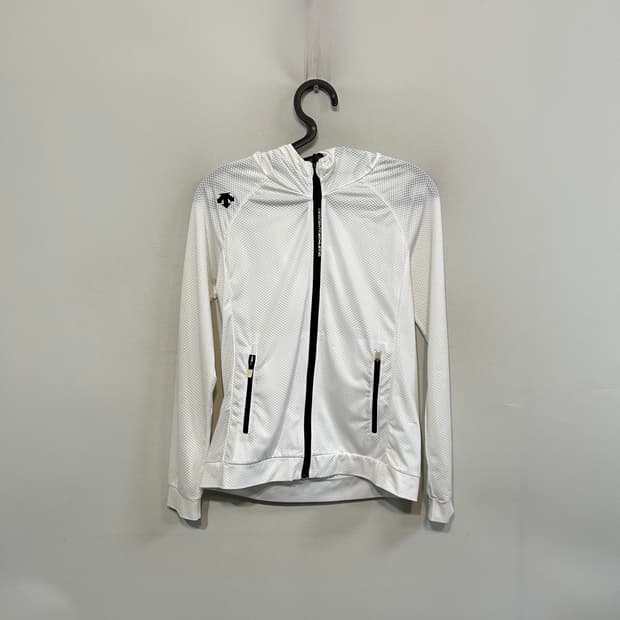 데상트 여성 기능성 메쉬 후드 집업 자켓 85