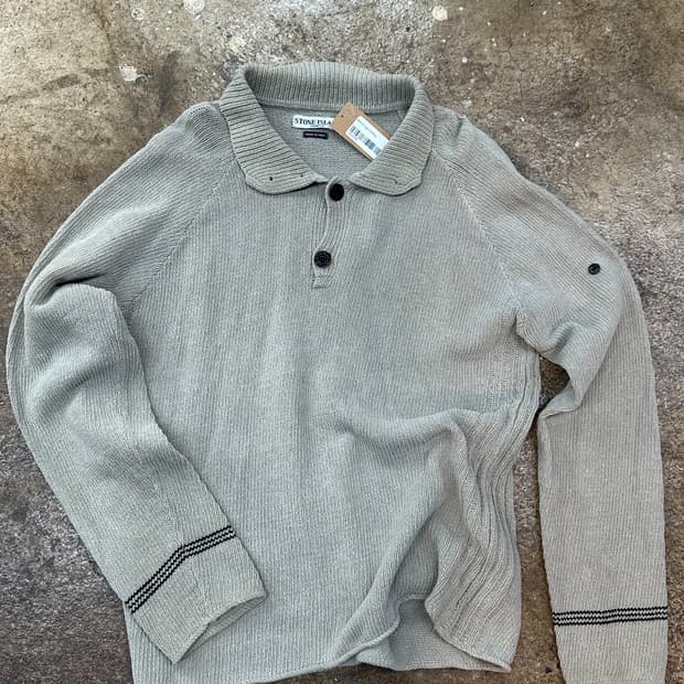 Stone Island의 빈티지 폴로 니트