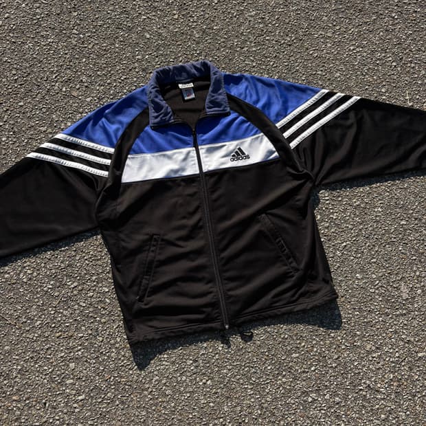 아디다스 90s 올드스쿨 배색 트랙탑 져지
