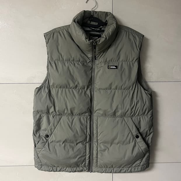 내셔널지오그래픽 패딩 베스트 조끼 리첸카키 [L]