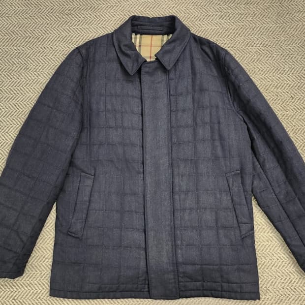 버버리 남성 퀼팅