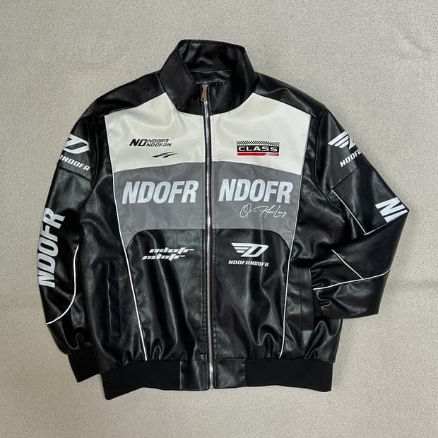 레이싱 레더 자켓