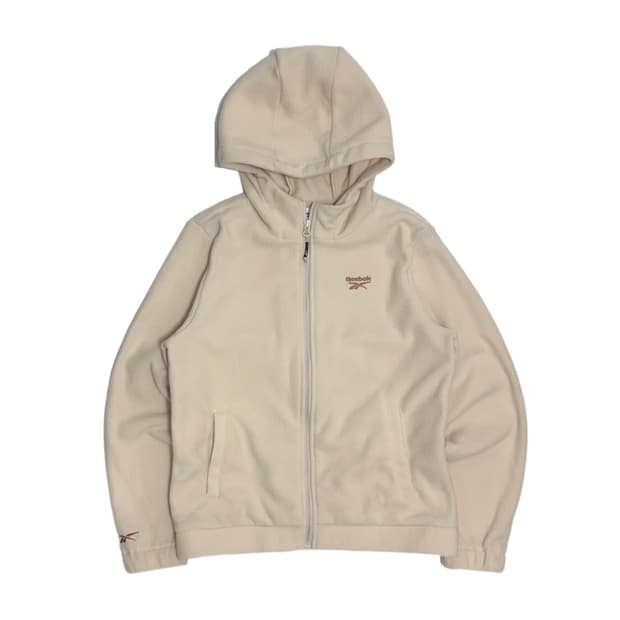 리복 플리스 후리스 후드집업