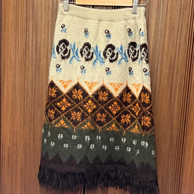 에스닉 히피 스커트