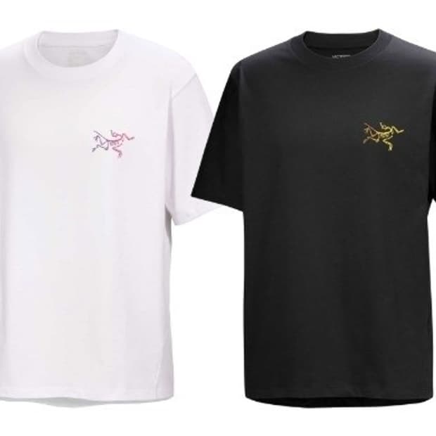 [새상품/정품] 아크테릭스 빅로고 남녀공용 반팔티 (화이트 / XL)