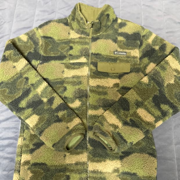 (S)컬럼비아 카모 플리스 집업 (새상품급)