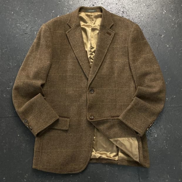 100 헨리코튼 울 블레이저 