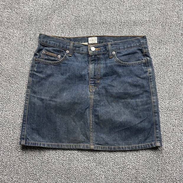 캘빈 클라인 데님 미니 스커트