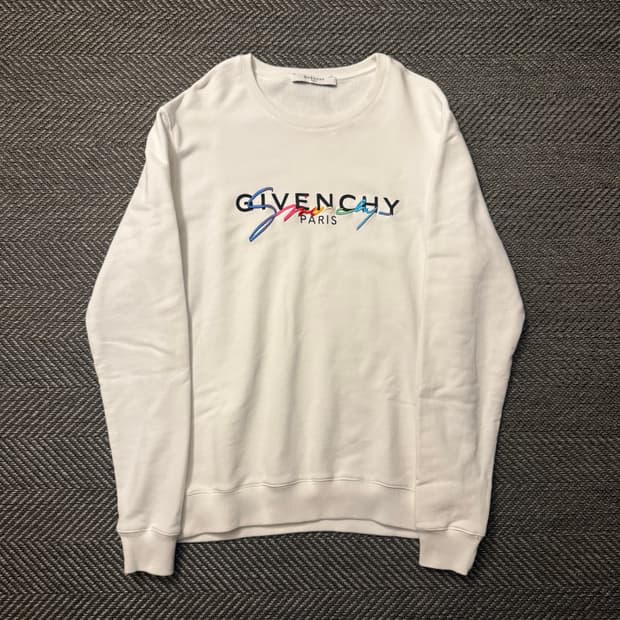 지방시 로고 자수 스웻셔츠 S