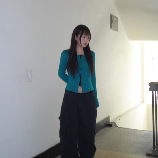 lucky punching cardigan