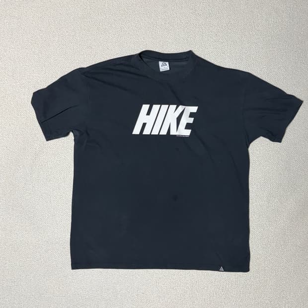 나이키 acg XL 하이크 티셔츠 블랙