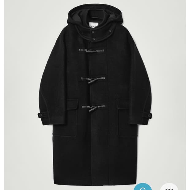 Cos Hooded wool duffle coat (xs size)