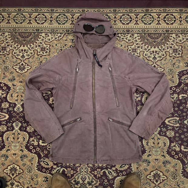 cp컴퍼니 고글 후드 자켓