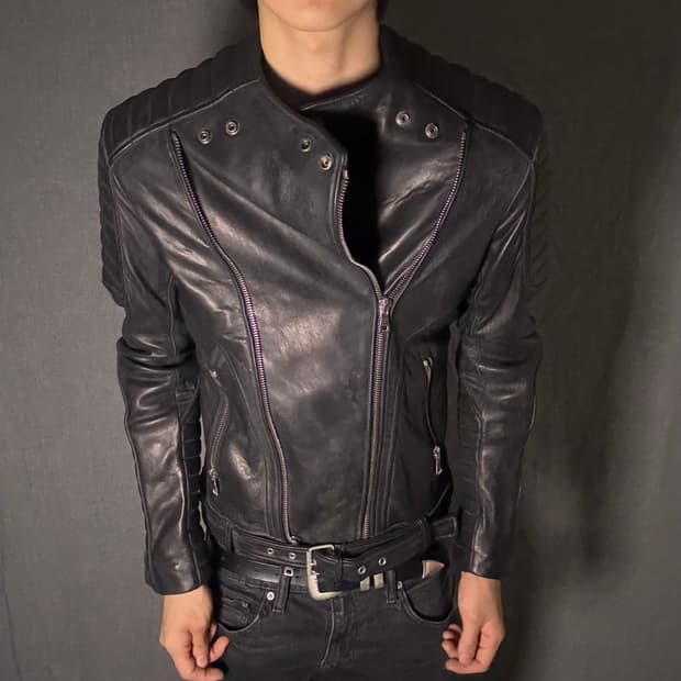 vintage rider leather jacket