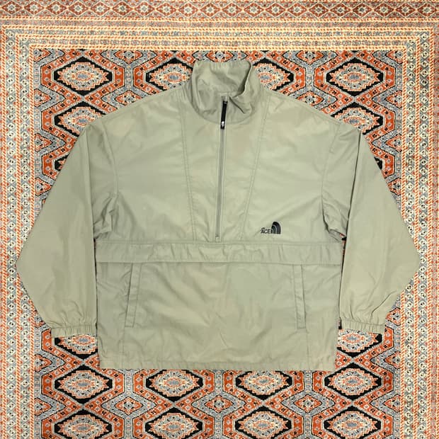 노스페이스 카키 경량 아노락 남성L