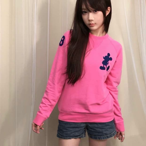  Disney 디즈니 맨투맨 티셔츠