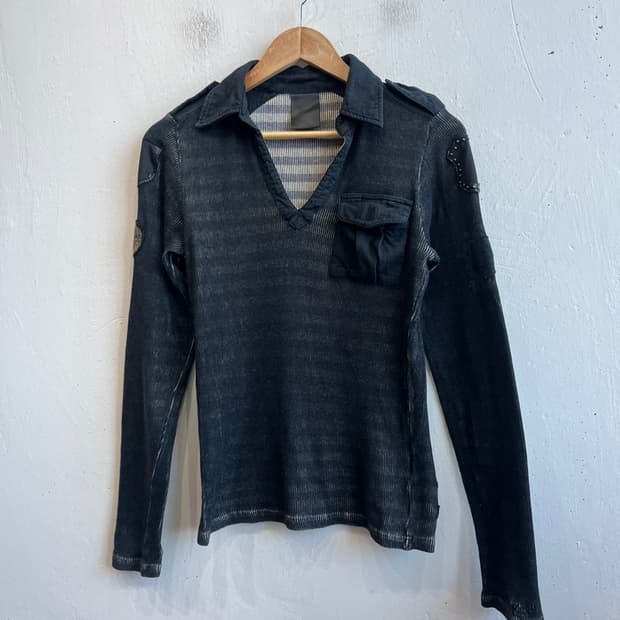 일본빈티지 립 펑크 PK 롱슬리브 우먼즈