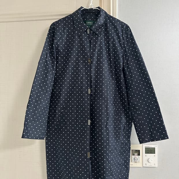 랄프로렌 도트 코트