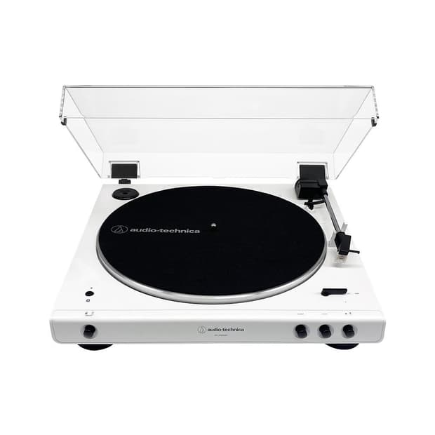 오디오테크니카 턴테이블 AT-LP60XBT LP 올화이트(LP3장 포함)