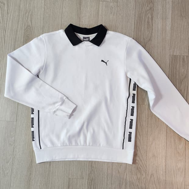 퓨마 카라 맨투맨●A+급상태 
●표기사이즈 M(90~100가능) 