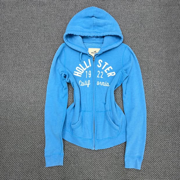 홀리스터 스카이블루 후드집업