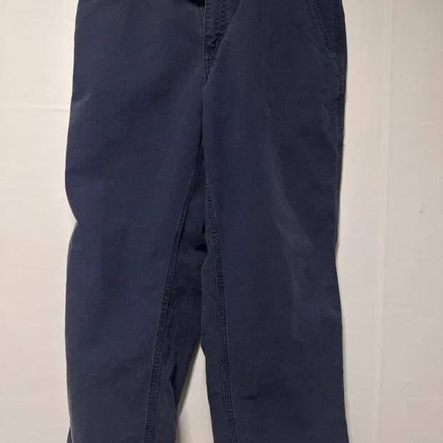 칼하트 던가리 싱글니 팬츠 미드나잇 블루