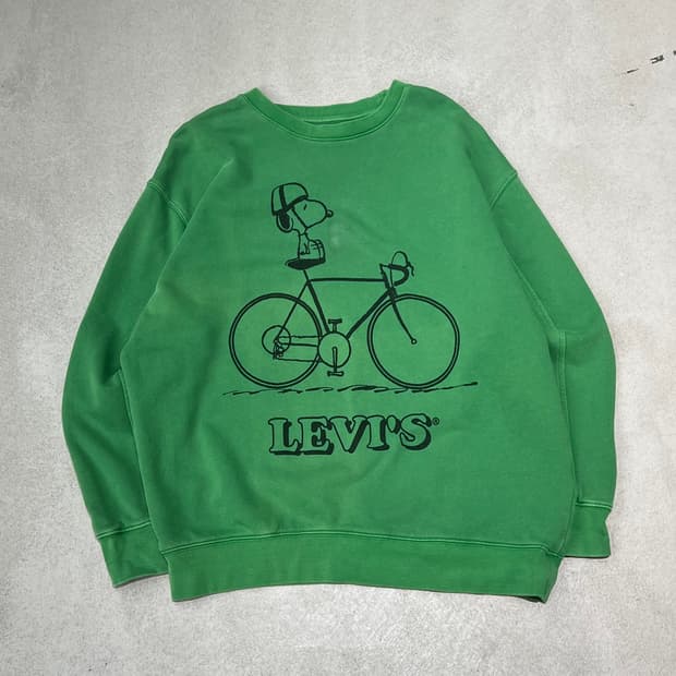 리바이스x피츠넛 프린팅 스웻셔츠 s09973