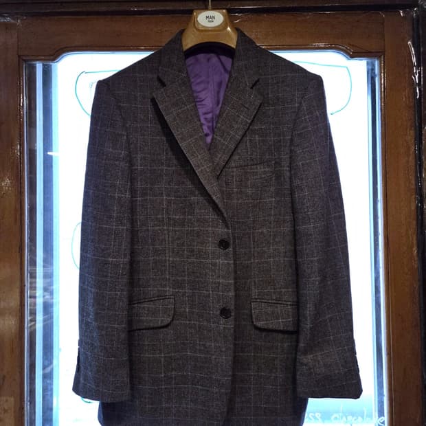 영국 비스포크 움베르토 마시 플란넬자켓 