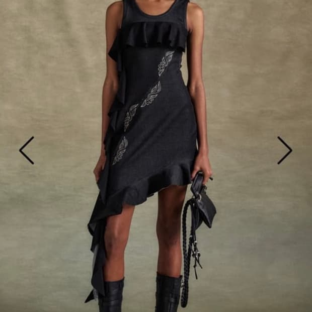 앤더슨벨  FLOW RUFFLE DRESS 원피스