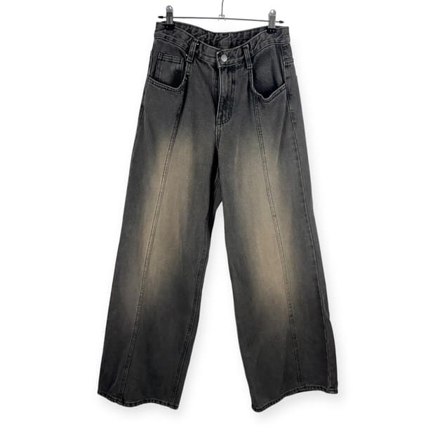 (S) w.cocoro 핀턱 데님 팬츠