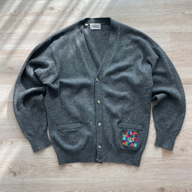 90s 미소니 스포츠 가디건