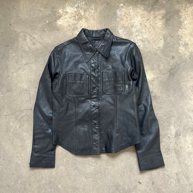 Vintage 산양가죽 셔츠 자켓 