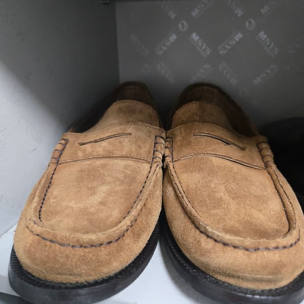 팔러 스웨이드 로퍼