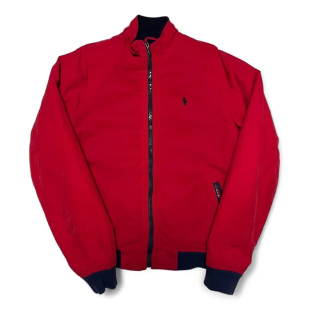 POLO 폴로 기본로고 레드 바라쿠타 블루종자켓(S)