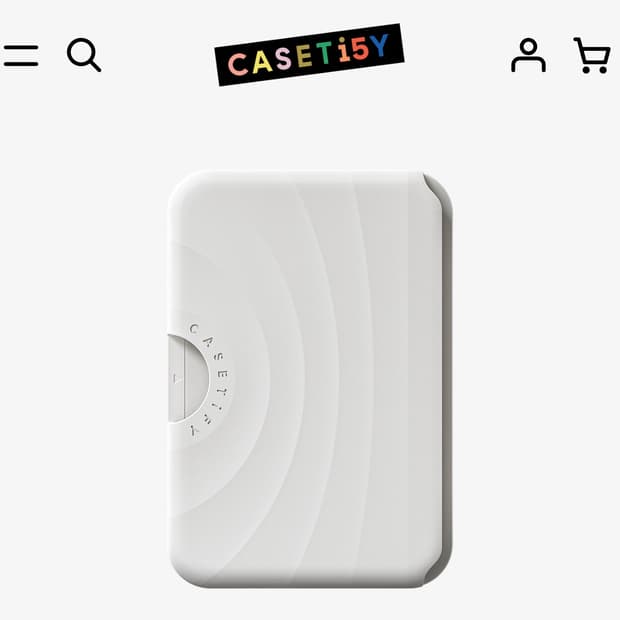 (새상품) 케이스티파이 리플지갑 화이트