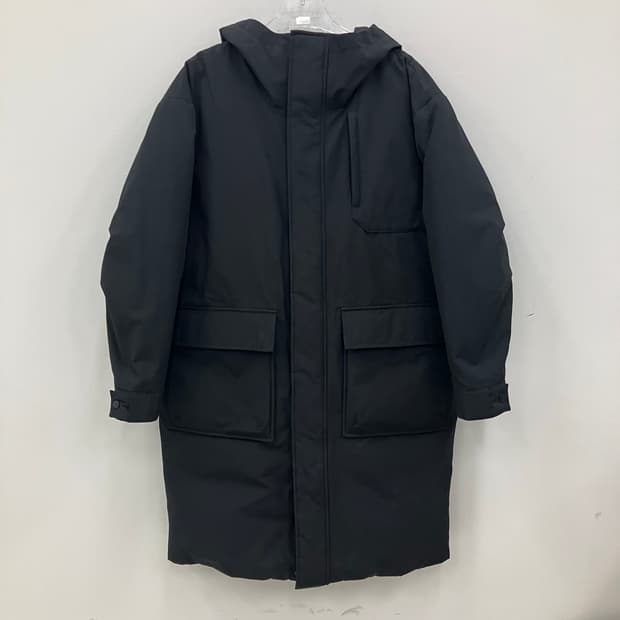 메종미네드 블랙 더블 롱 구스다운 패딩 점퍼 XS