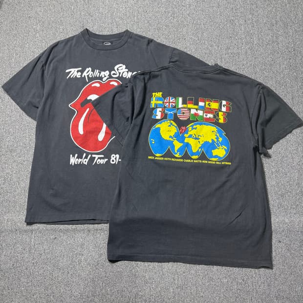 새상품) ROLLING STONES 롤링스톤즈 락티셔츠 (L/XL) 