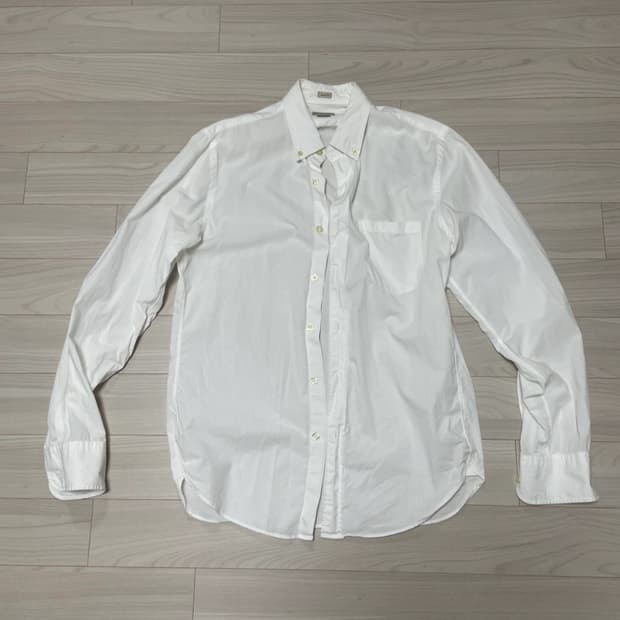 제이크루 화이트 슬림핏 셔츠 S