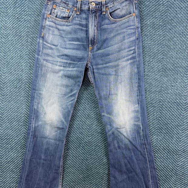 랙앤본 (Rag & Bone/JEAN) 빈티지 워싱 컷오프 데님 팬츠
